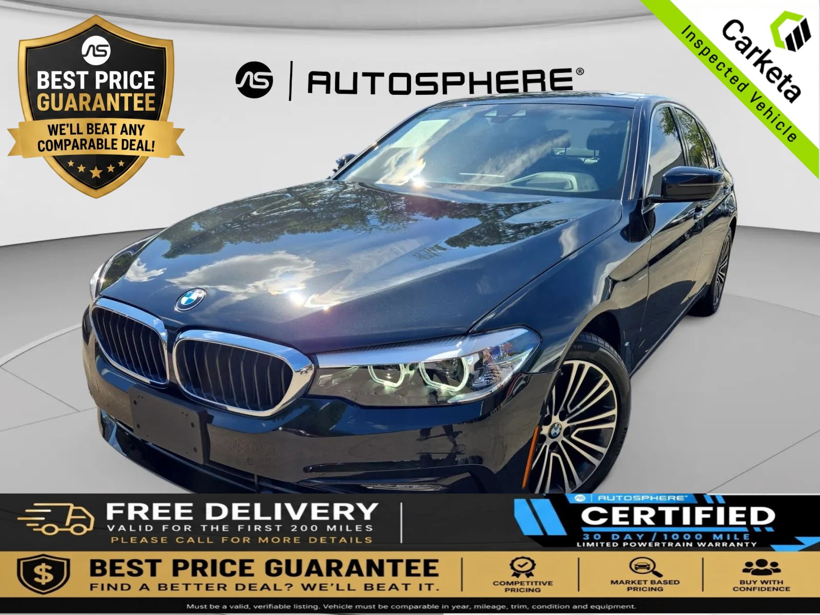 Used 2018 BMW 530i xDrive AWD/4WD image 1