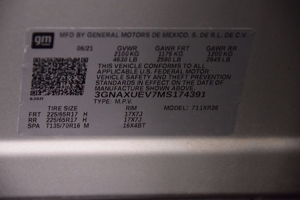 Used 2021 Chevrolet Equinox LT AWD/4WD image 15