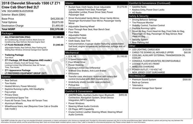 Used 2018 Chevrolet Silverado 1500 LT w/ All Star Edition image 10