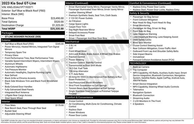 Used 2023 Kia Soul GT-Line FWD image 15