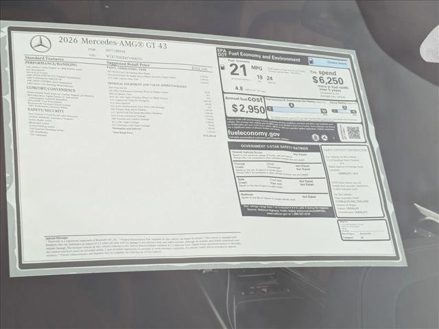 New 2026 Mercedes-Benz AMG GT 43 image 16