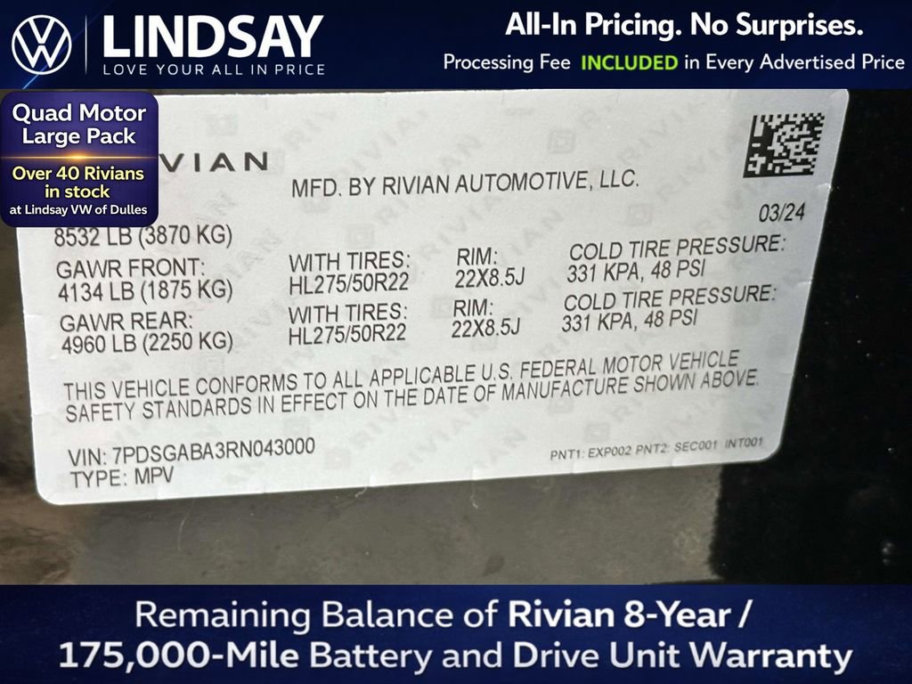 Used 2024 Rivian R1S Adventure AWD/4WD image 29