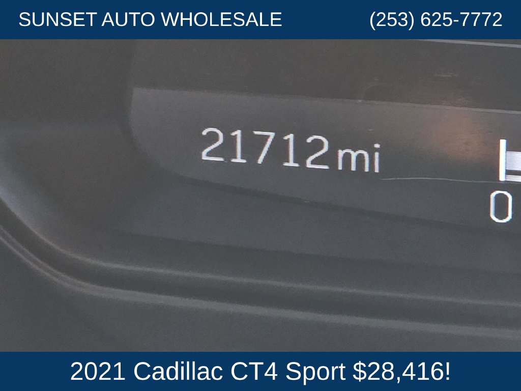 Used 2021 Cadillac CT4 Sport w/ Technology Package AWD/4WD image 30