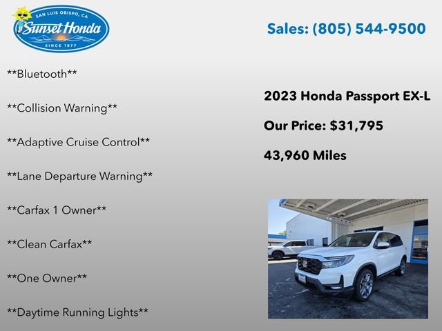 Certified 2023 Honda Passport EX-L image 7