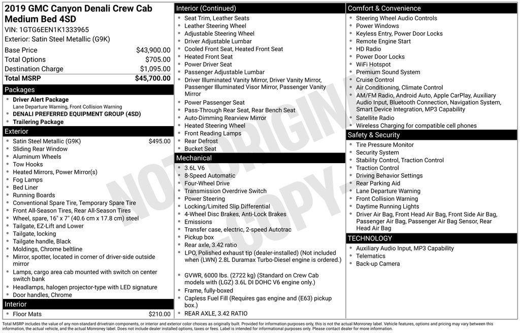 Used 2019 GMC Canyon Denali AWD/4WD video 2