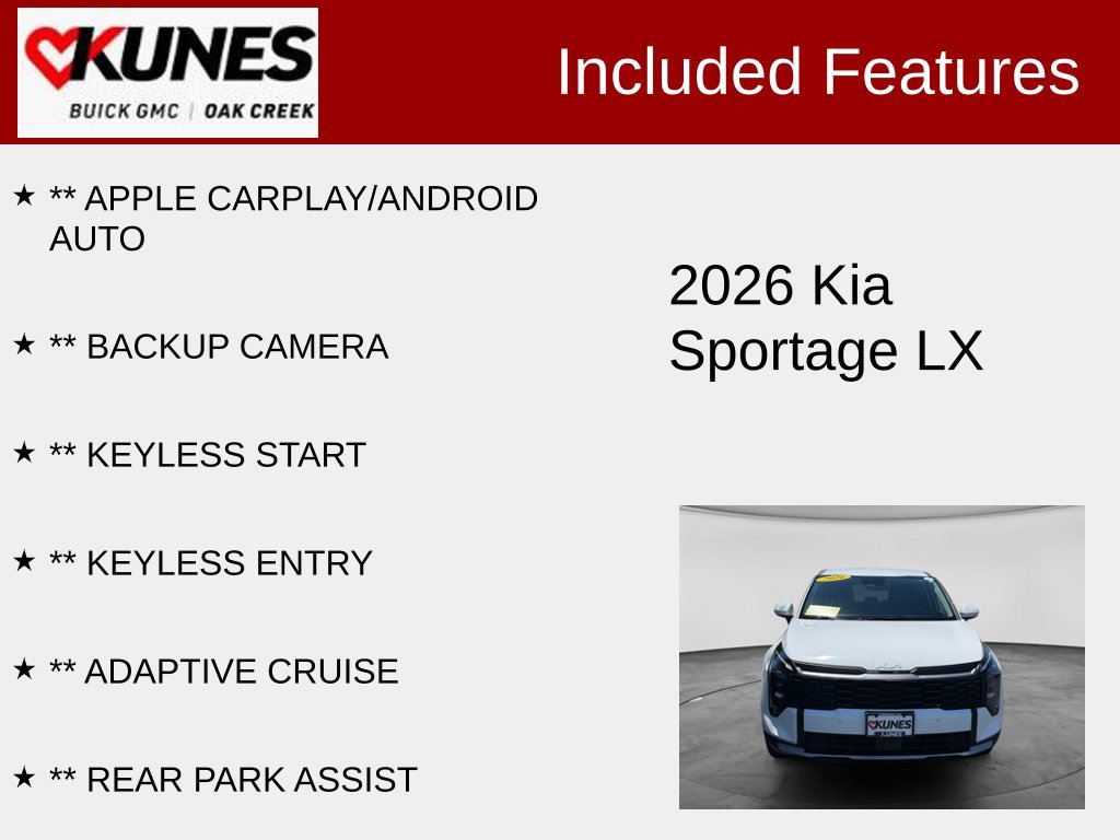 Used 2026 Kia Sportage LX FWD image 2