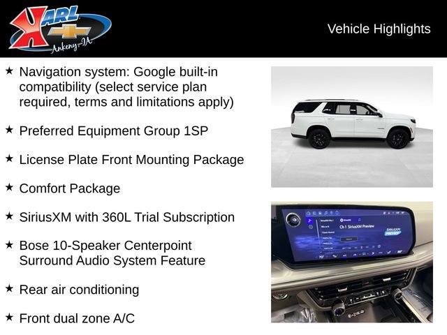 Certified 2026 Chevrolet Tahoe RST w/ Comfort Package AWD/4WD image 2