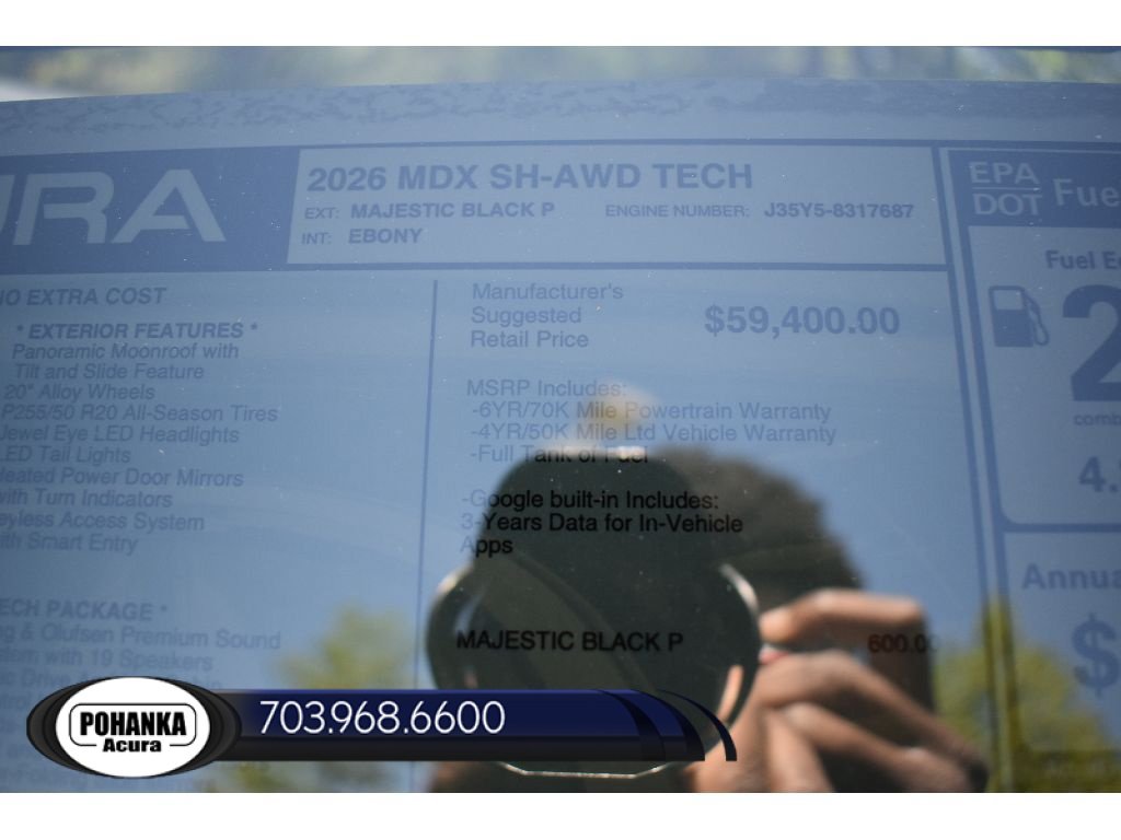 New 2026 Acura MDX w/ Technology Package AWD/4WD image 40