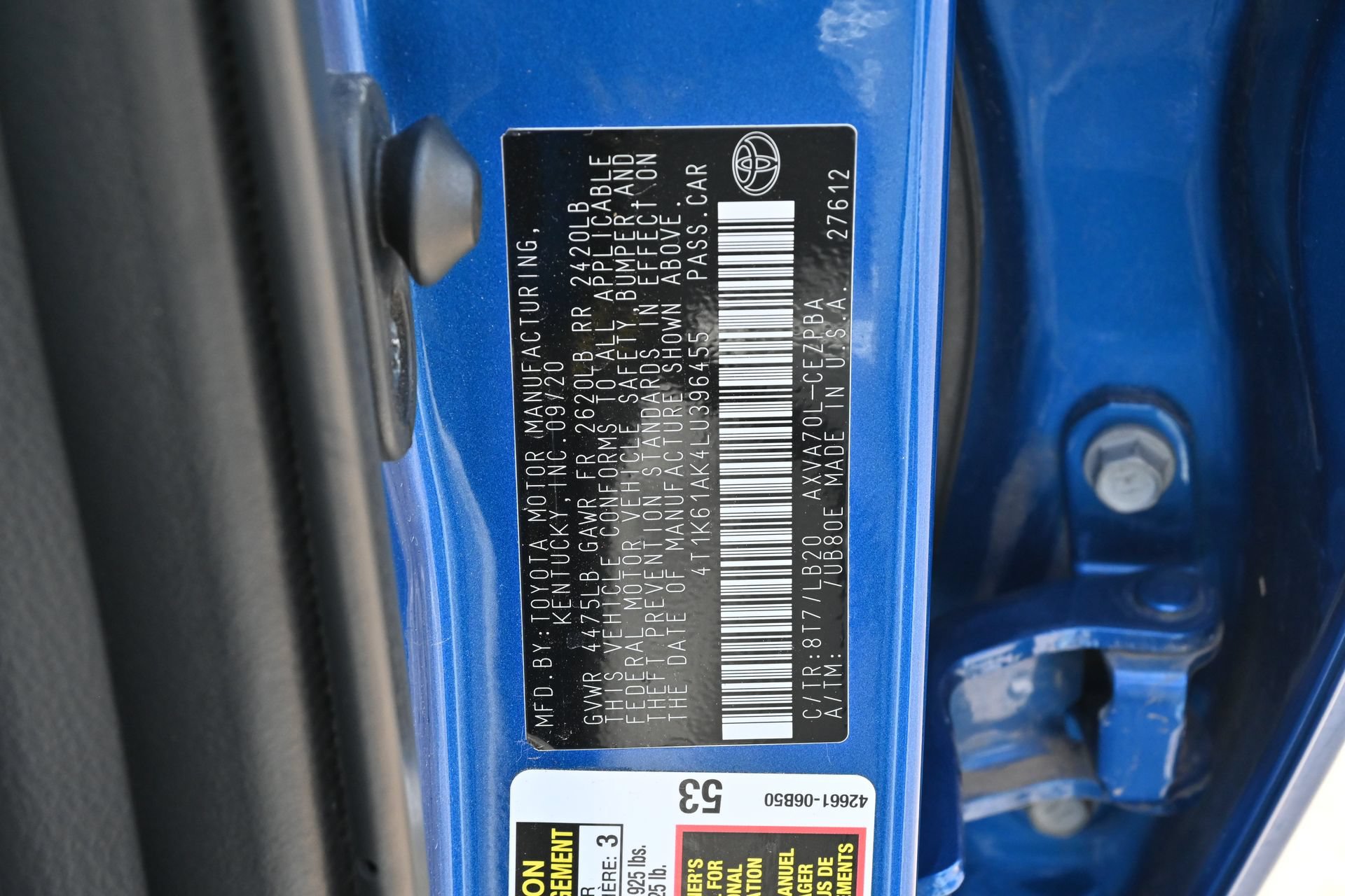 Used 2020 Toyota Camry XSE FWD image 31