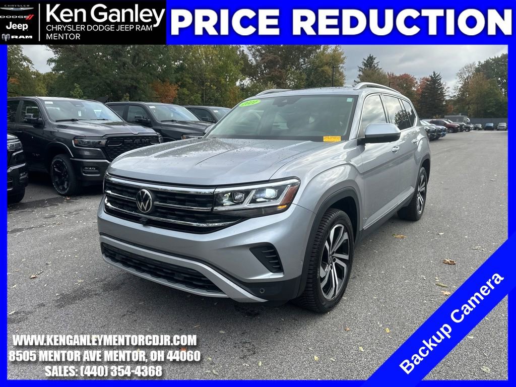 Used 2021 Volkswagen Atlas SEL Premium image 3