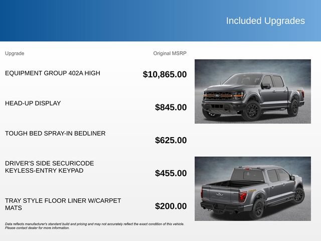 New 2026 Ford F150 Tremor w/ Equipment Group 402A High AWD/4WD image 3