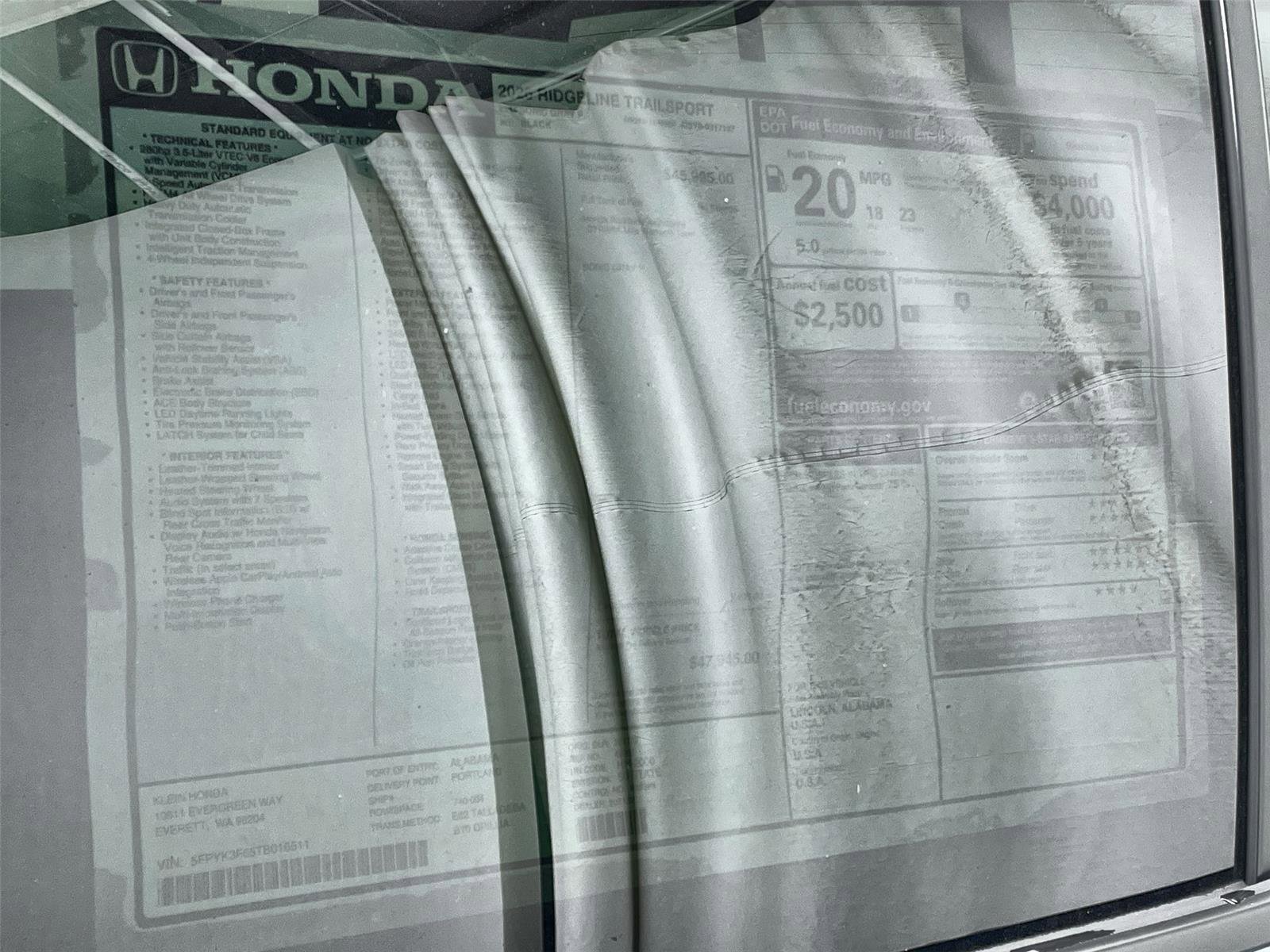 New 2026 Honda Ridgeline TrailSport image 29