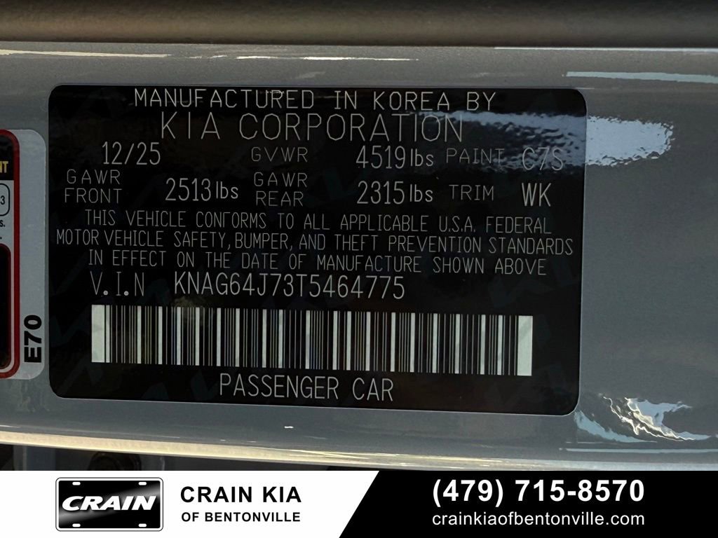 New 2026 Kia K5 GT-Line w/ GT-Line Premium Package AWD/4WD image 34