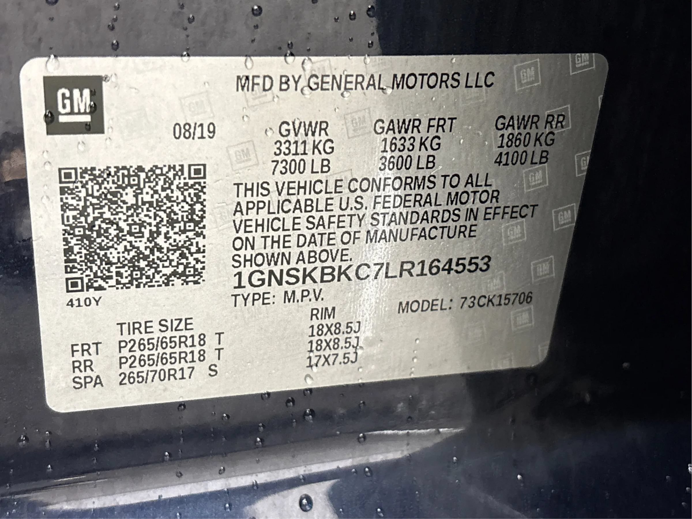 Used 2020 Chevrolet Tahoe LT AWD/4WD image 27