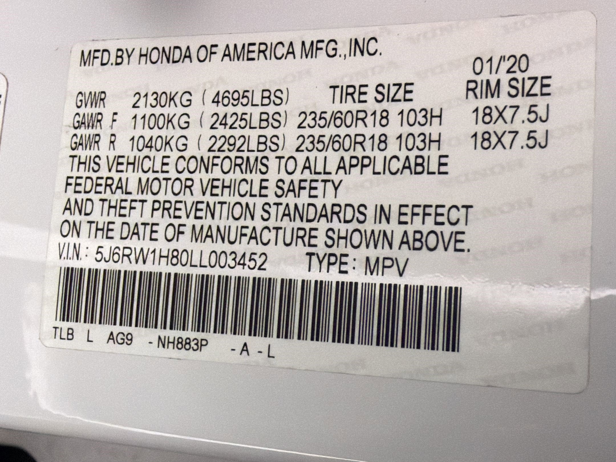 Used 2020 Honda CR-V EX-L image 19
