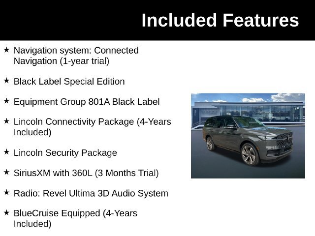 New 2026 Lincoln Navigator Black Label w/ Black Label Special Edition AWD/4WD image 6