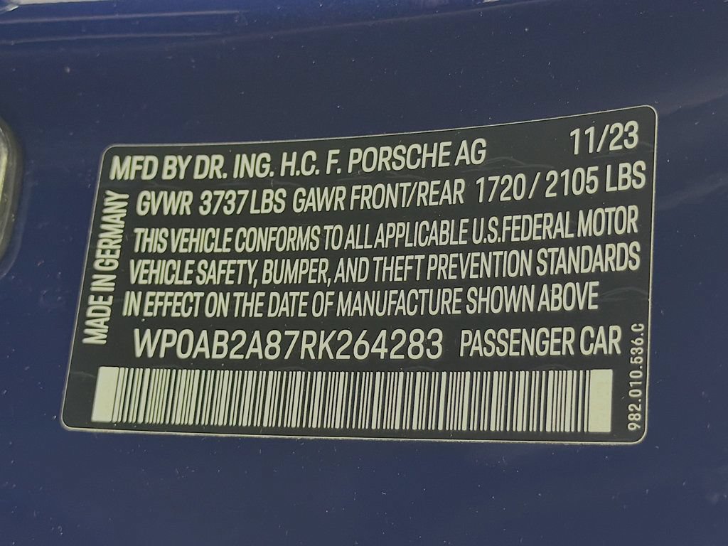 Certified 2024 Porsche 718 Cayman S RWD image 36