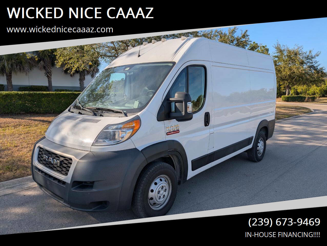 Used 2019 RAM ProMaster 1500