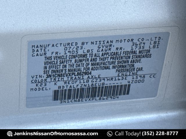 Certified 2023 Nissan Versa SV FWD image 47