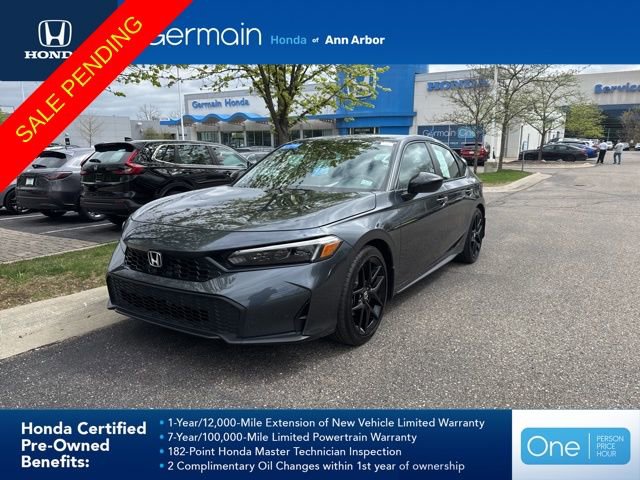 Certified 2025 Honda Civic Sport