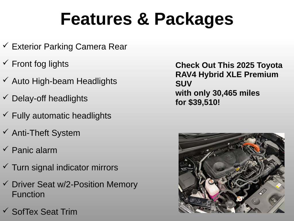 Used 2025 Toyota RAV4 XLE Premium w/ Weather Package AWD/4WD image 17