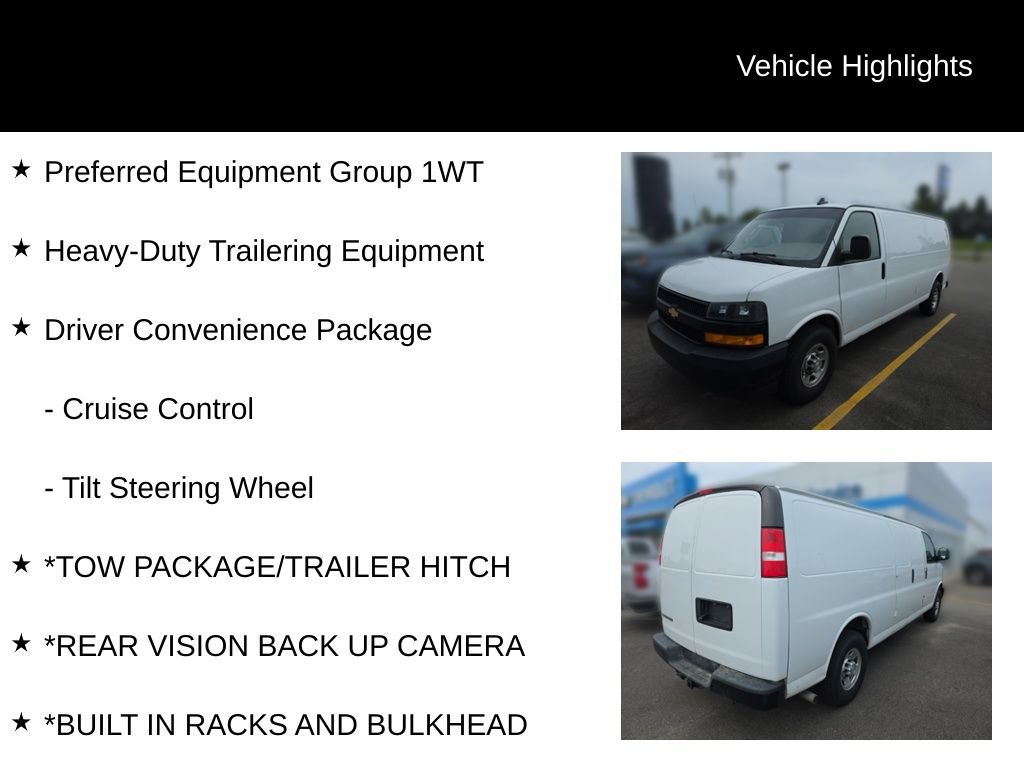 Used 2021 Chevrolet Express 2500 Extended w/ Driver Convenience Package RWD image 5