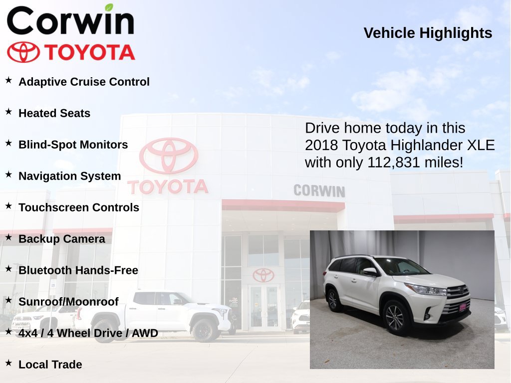Used 2018 Toyota Highlander XLE AWD/4WD image 6