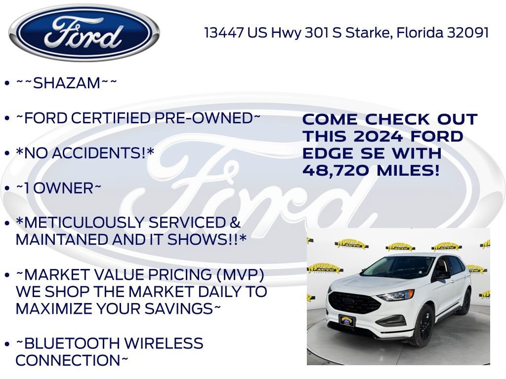 Certified 2024 Ford Edge SE w/ Black Appearance Package image 6