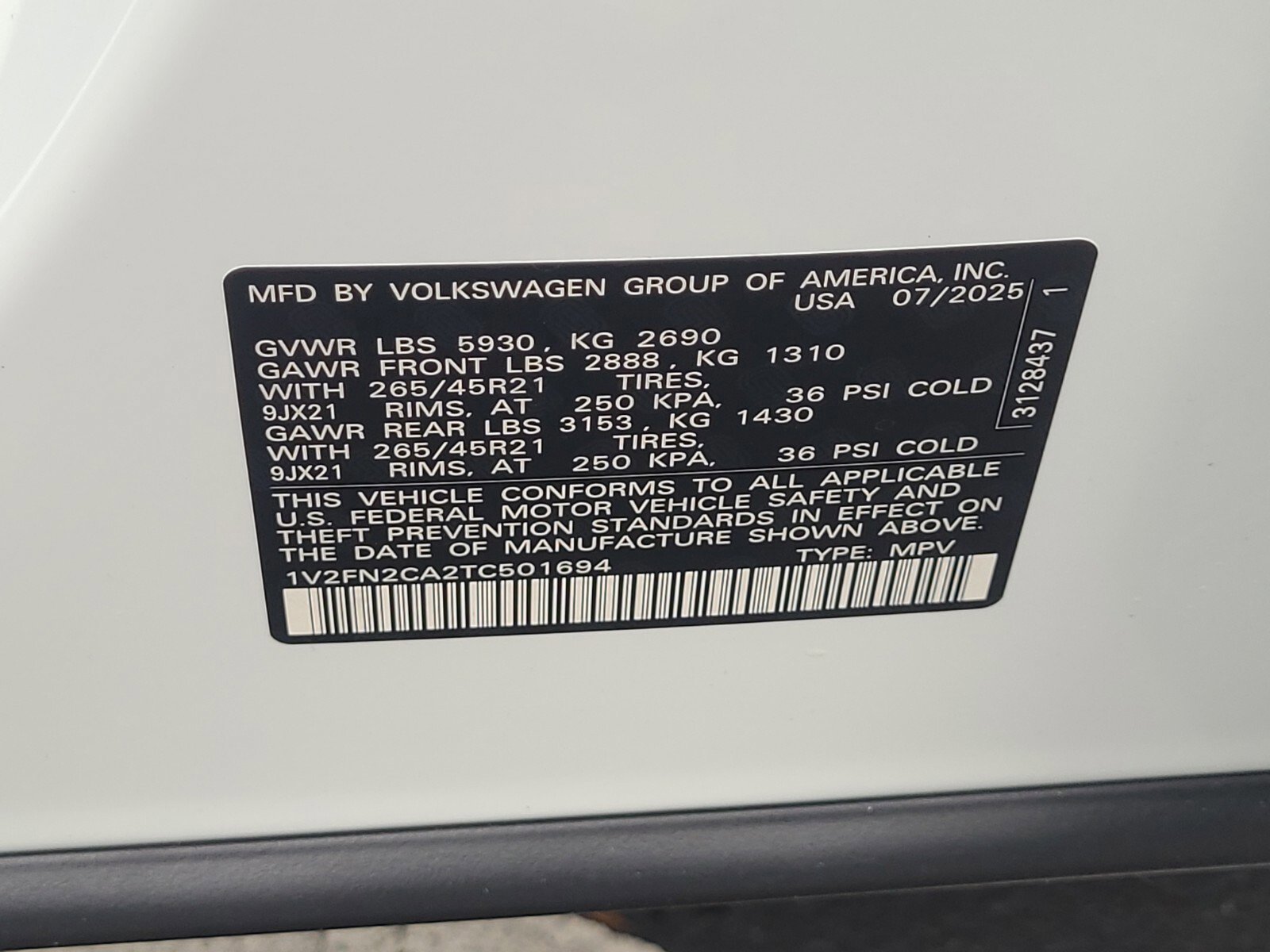 New 2026 Volkswagen Atlas SEL Premium R-Line image 25