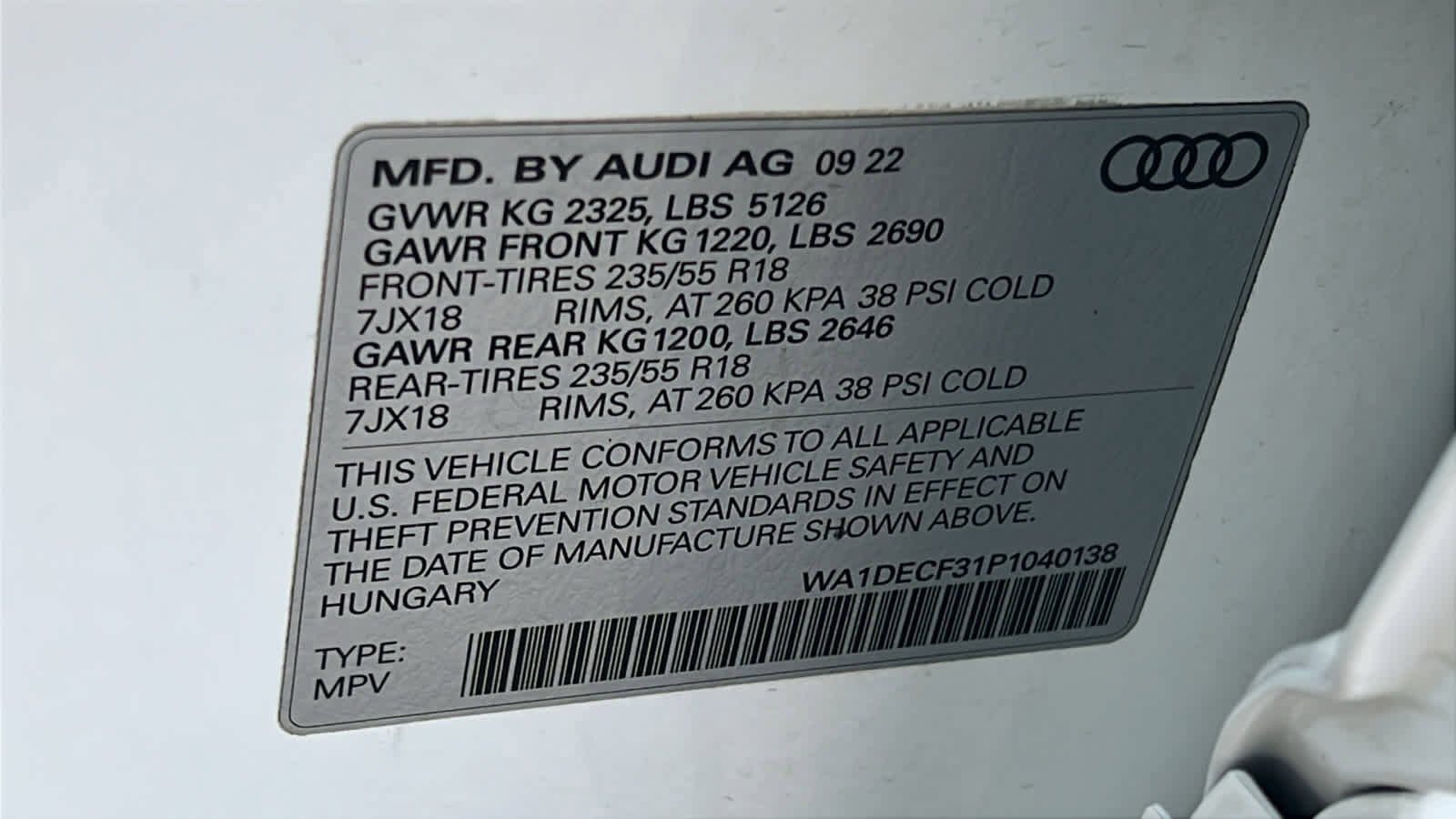 Used 2023 Audi Q3 2.0T Premium image 30