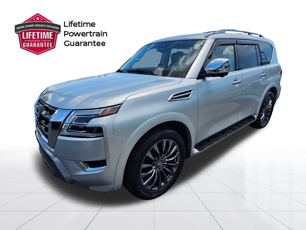 Used 2023 Nissan Armada Platinum w/ Captain's Chairs Package