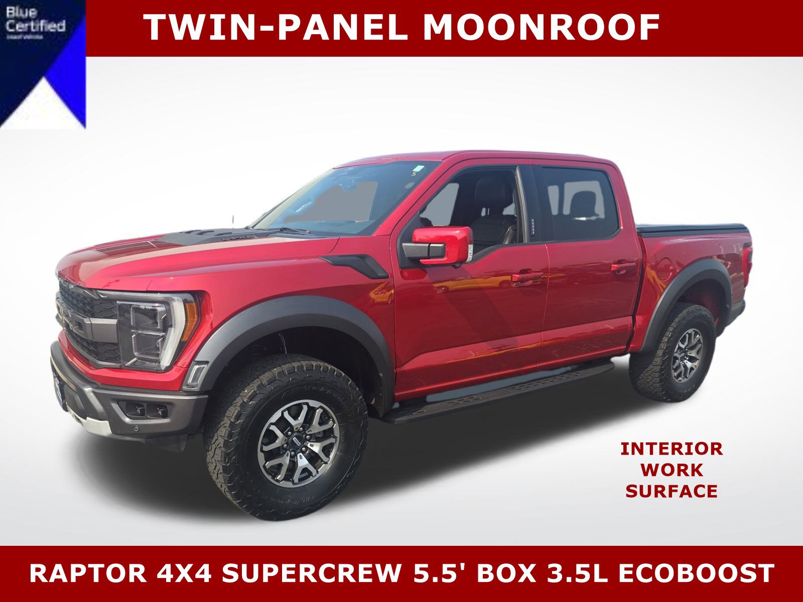 Certified 2022 Ford F150 Raptor w/ Equipment Group 801A High