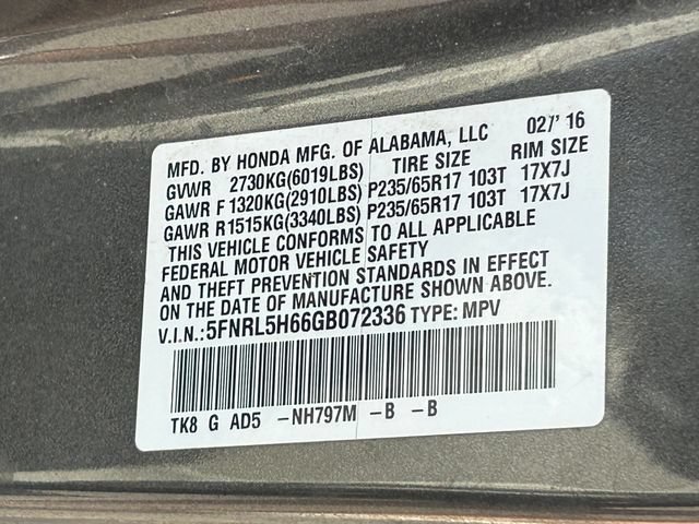 Used 2016 Honda Odyssey EX-L image 39