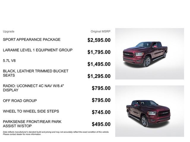 Used 2020 RAM 1500 Laramie w/ Sport Appearance Package image 3