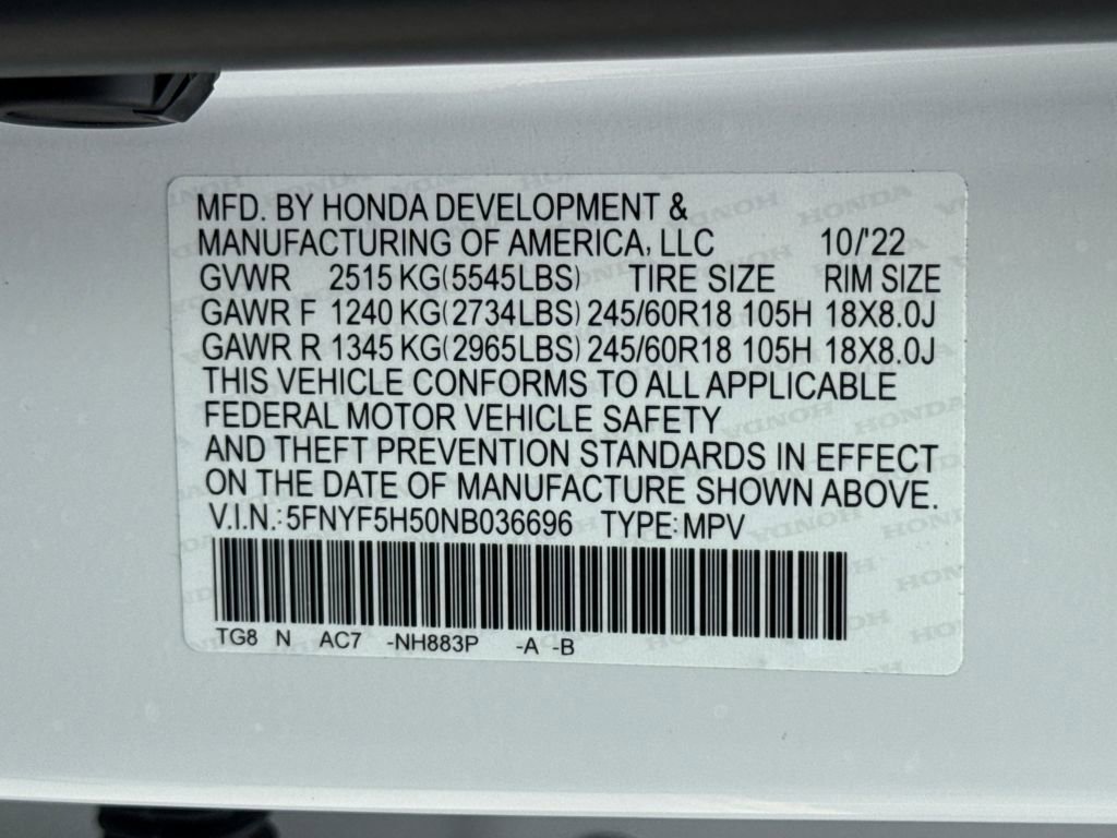 Used 2022 Honda Pilot EX-L image 30