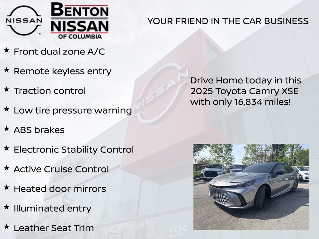 Used 2025 Toyota Camry XSE image 10