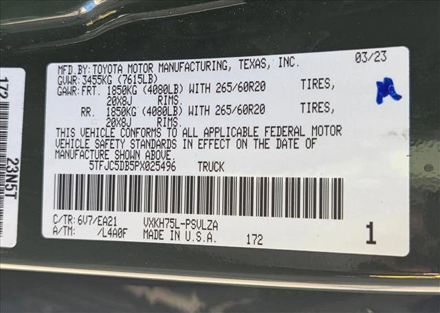 Used 2023 Toyota Tundra Limited image 23