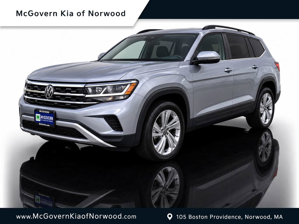 Used 2021 Volkswagen Atlas SE w/ Panoramic Sunroof Package AWD/4WD image 1