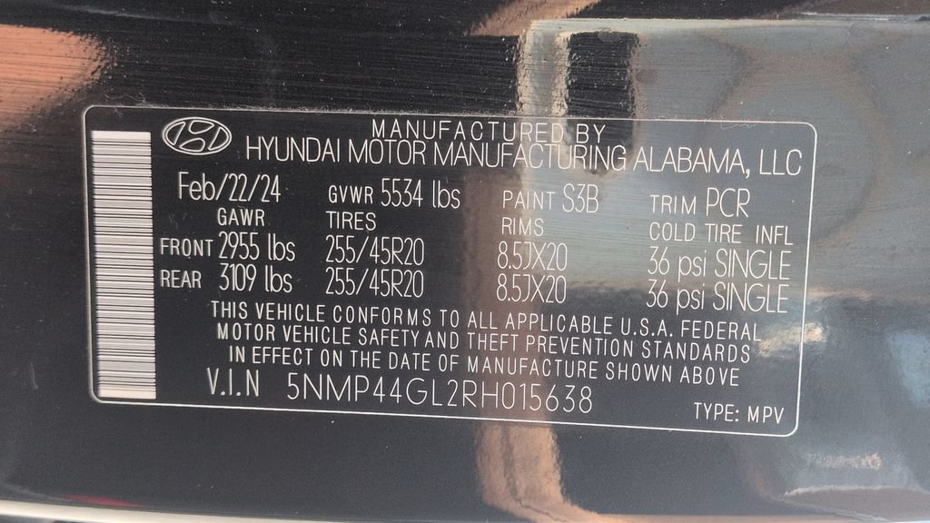 Used 2024 Hyundai Santa Fe Limited FWD image 25