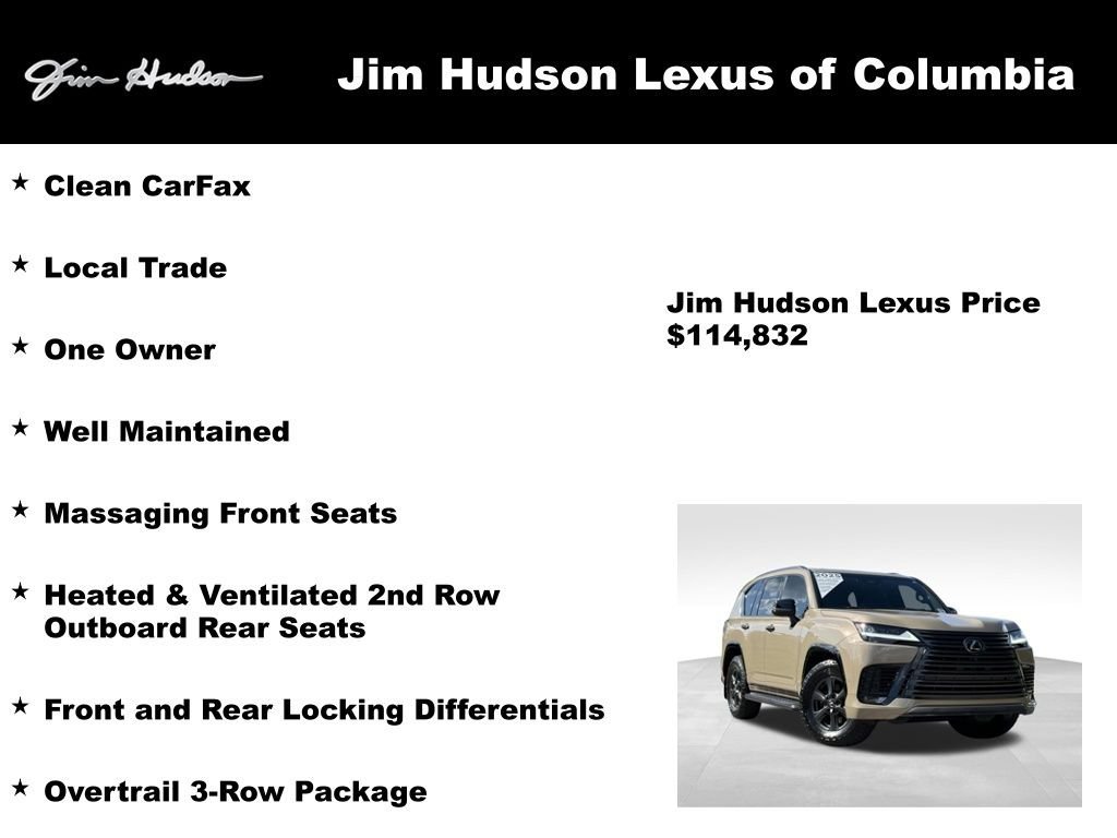 Certified 2025 Lexus LX 700h Overtrail AWD/4WD image 4