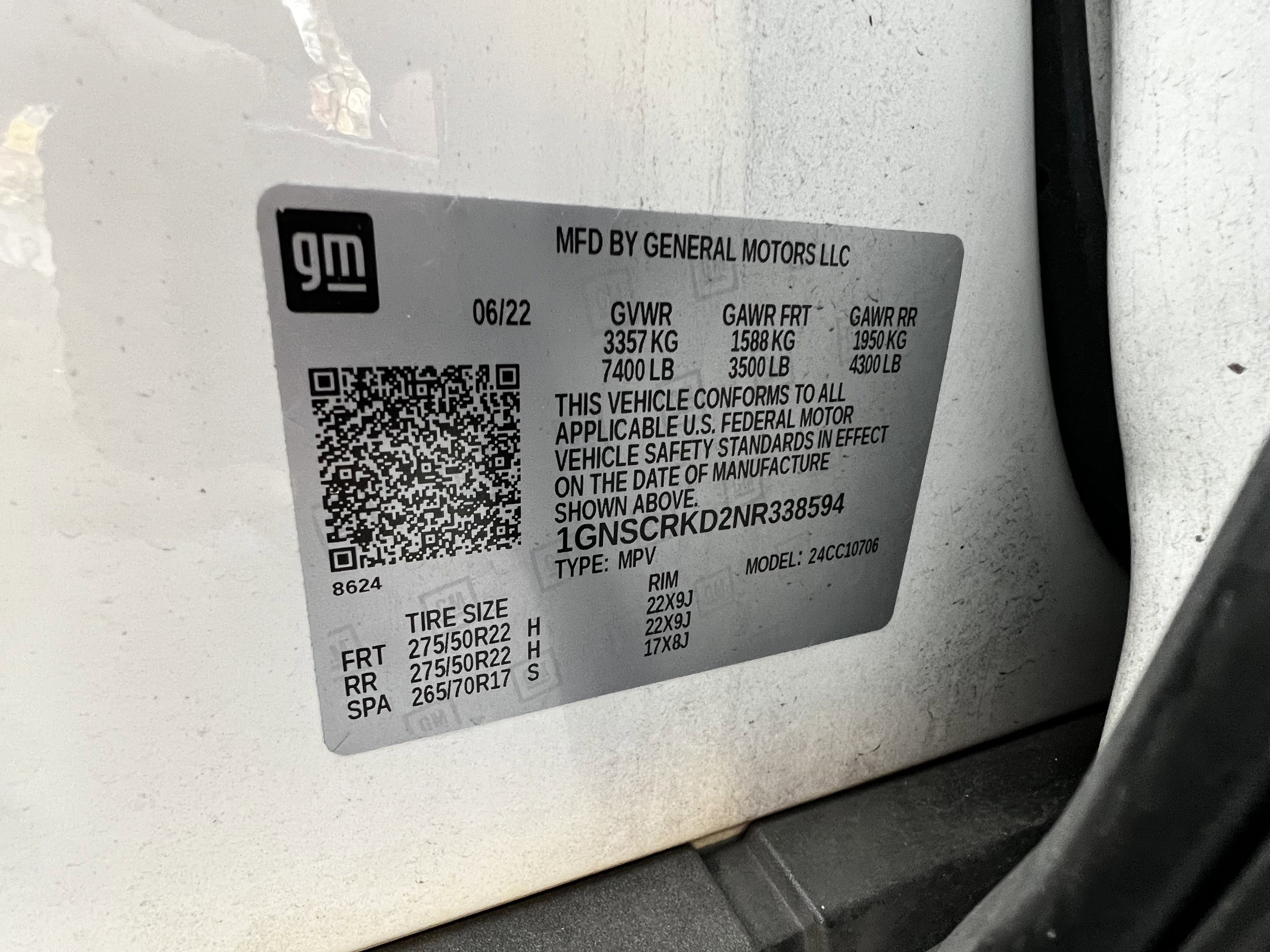 Used 2022 Chevrolet Tahoe RST w/ Luxury Package image 55