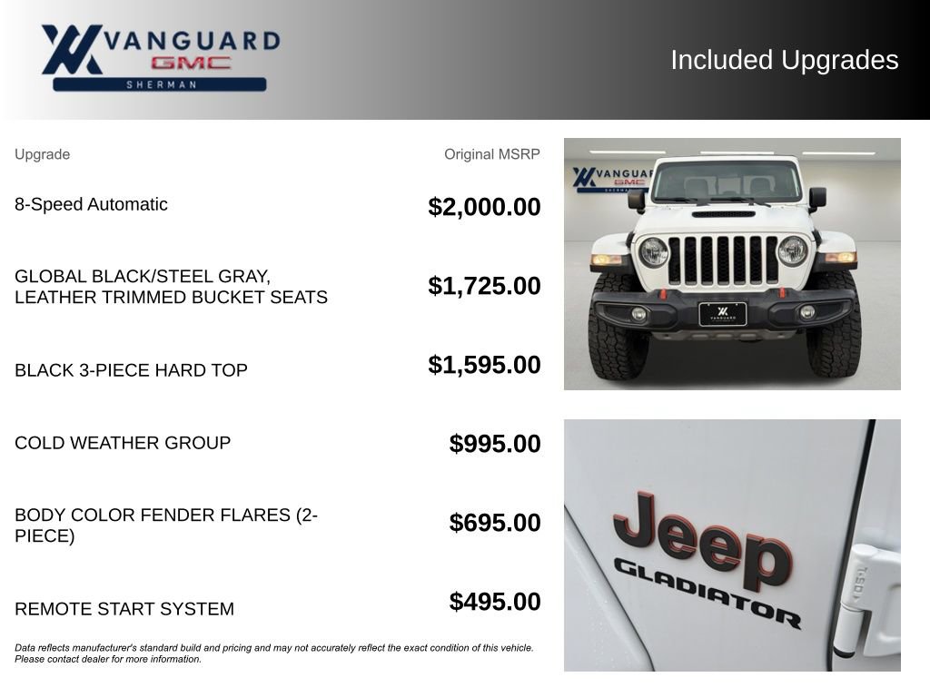 Used 2021 Jeep Gladiator Mojave w/ Cold Weather Group image 9