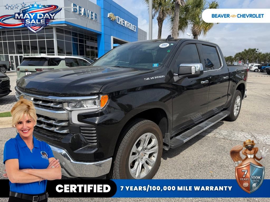 Used 2025 Chevrolet Silverado 1500 LTZ w/ Technology Package AWD/4WD image 1