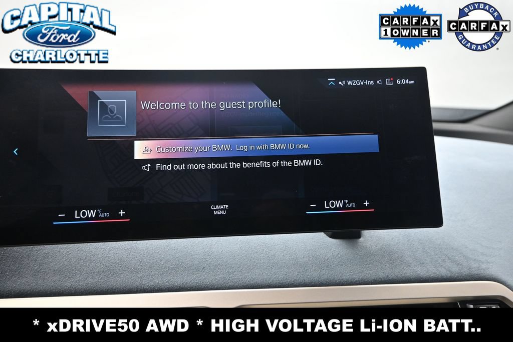 Used 2023 BMW iX xDrive50 w/ Sport Package AWD/4WD image 14