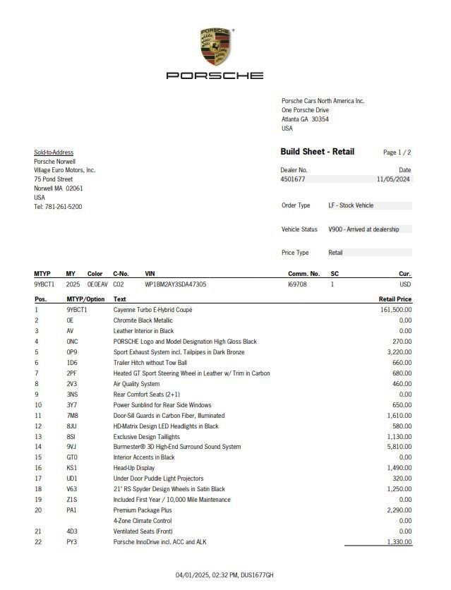 New 2025 Porsche Cayenne Turbo image 6