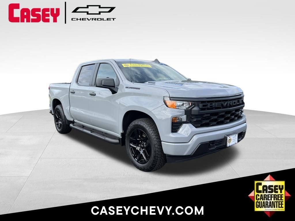 Certified 2025 Chevrolet Silverado 1500 Custom w/ Turbomax Blackout Package image 1