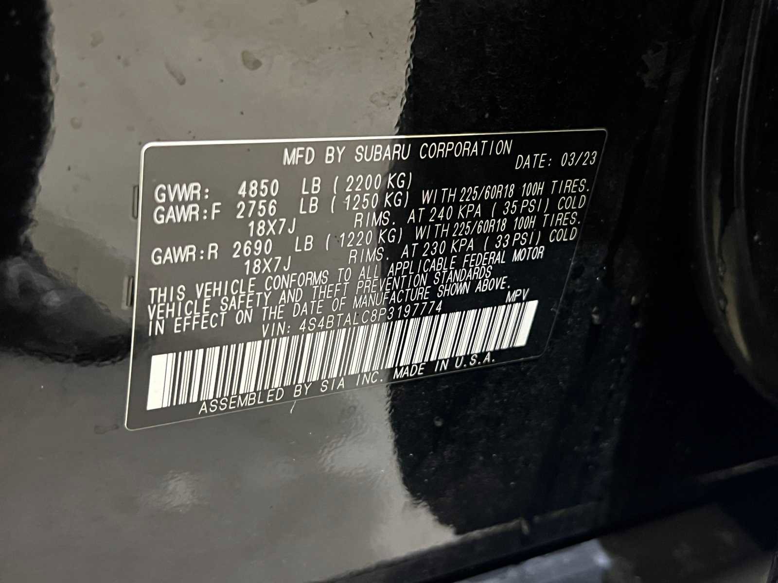 Used 2023 Subaru Outback Onyx Edition image 27