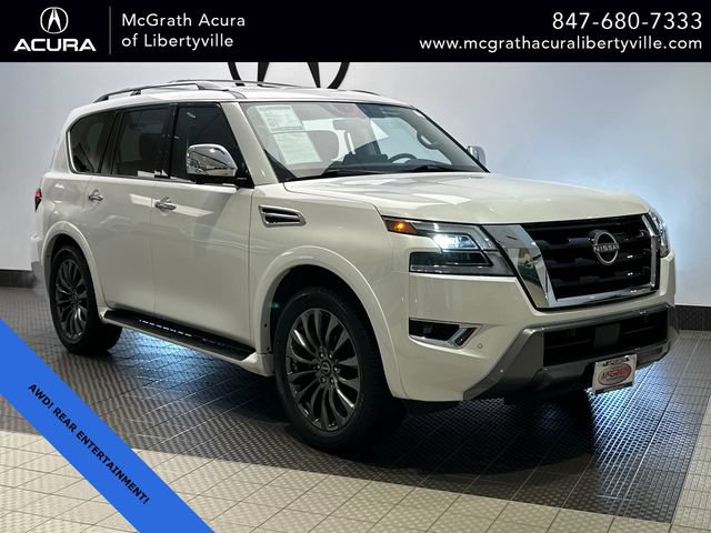 Used 2023 Nissan Armada Platinum w/ Captain's Chairs Package