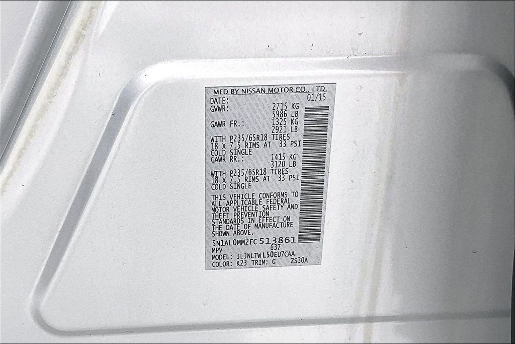 Used 2015 INFINITI QX60 Luxe w/ Premium Plus Package AWD/4WD image 45