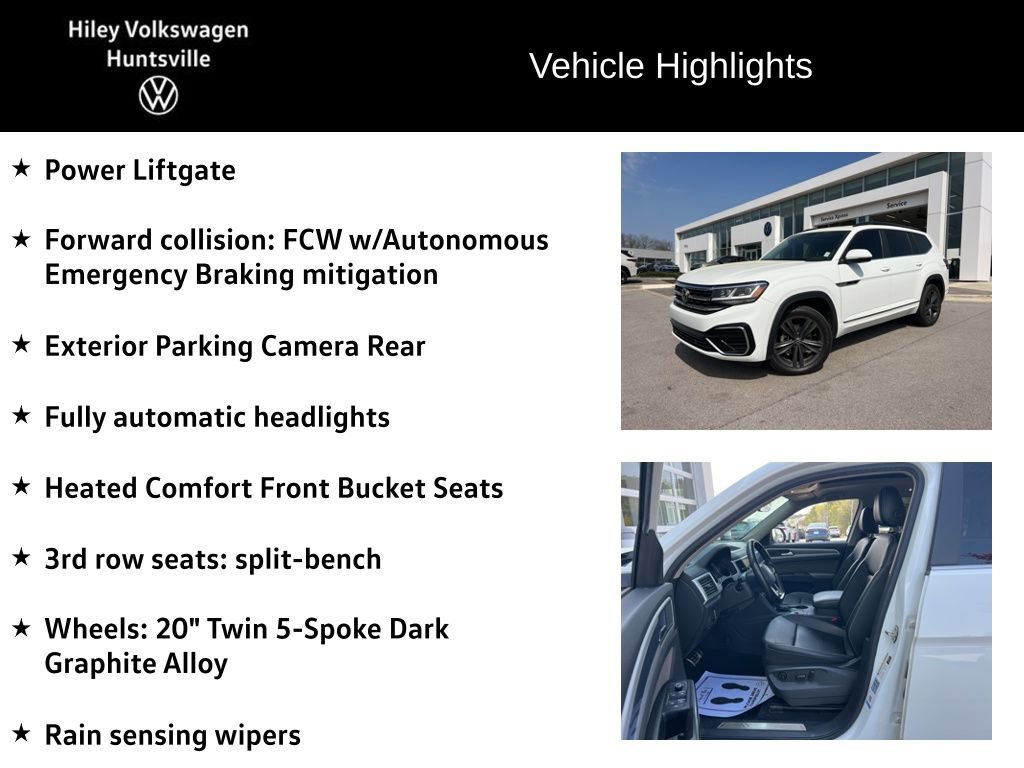 Used 2021 Volkswagen Atlas SE w/ Panoramic Sunroof Package image 13